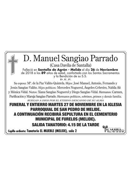 D.MANUEL SANGIAO PARRADO